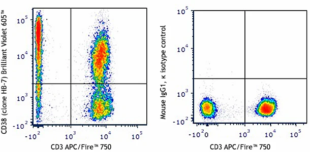 Brilliant Violet 605™ anti-human CD38