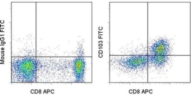 CD103 (Integrin alpha E) Monoclonal Antibody (Ber-ACT8), FITC, eBioscience