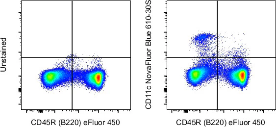 CD11c Monoclonal Antibody (N418), NovaFluor™ Blue 610-30S