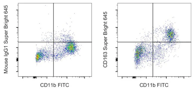 CD163 Monoclonal Antibody (eBioGHI/61 (GHI/61)), Super Bright 645, eBioscience
