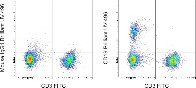 CD19 Monoclonal Antibody (SJ25C1), Brilliant Ultra Violet 496, eBioscience