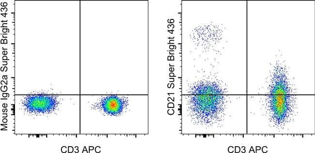 CD21 Monoclonal Antibody (HB5), Super Bright™ 436, eBioscience™