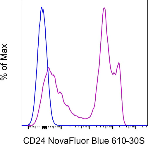 CD24 Monoclonal Antibody (M1/69), NovaFluor™ Blue 610-30S