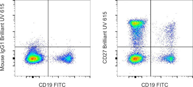 CD27 Monoclonal Antibody (O323), Brilliant Ultra Violet 615, eBioscience