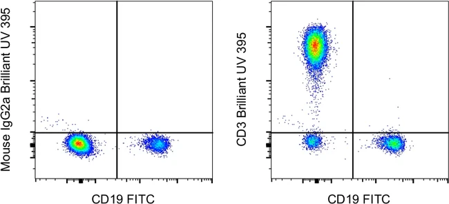 CD3 Monoclonal Antibody (OKT3), Brilliant Ultra Violet 395, eBioscience