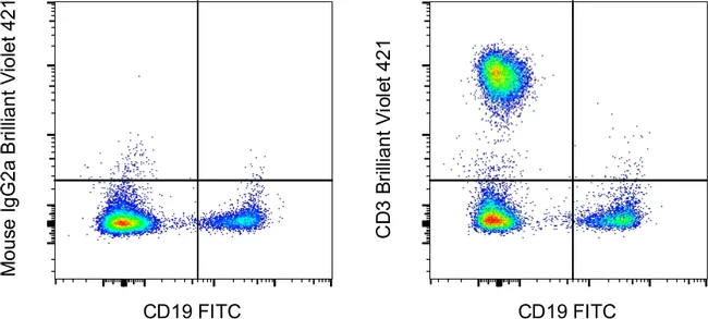CD3 Monoclonal Antibody (OKT3), Brilliant Violet™ 421, eBioscience™