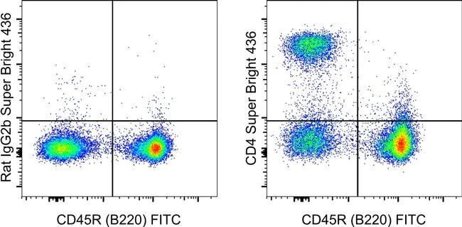 CD4 Monoclonal Antibody (GK1.5), Super Bright™ 436, eBioscience™