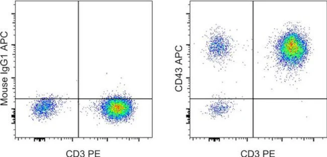 CD43 Monoclonal Antibody (4-29-5-10-21), APC, eBioscience