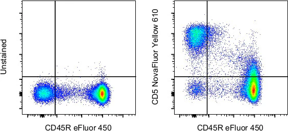 CD5 Monoclonal Antibody (53-7.3), NovaFluor Yellow 610, eBioscience