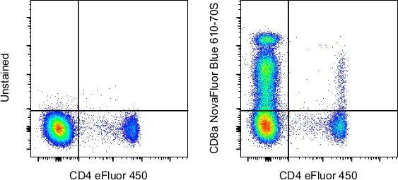 CD8a Monoclonal Antibody (RPA-T8), NovaFluor Blue 610-70S, eBioscience
