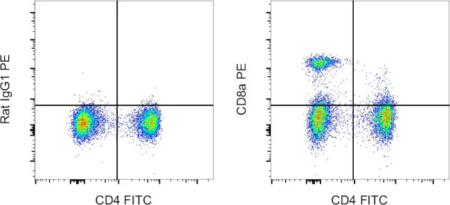 CD8a Monoclonal Antibody (YCATE55.9), PE, eBioscience