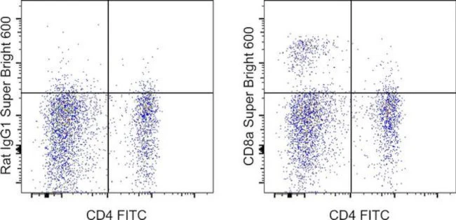 CD8a Monoclonal Antibody (YCATE55.9), Super Bright 600, eBioscience