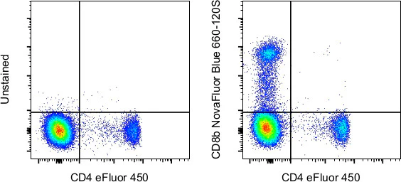 CD8b Monoclonal Antibody (SIDI8BEE), NovaFluor™ Blue 610-70S