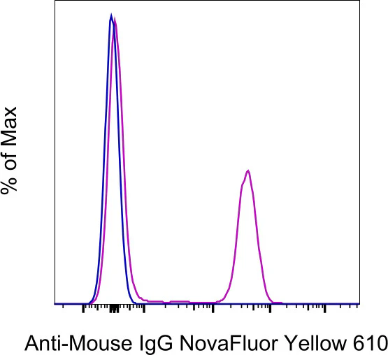 F(ab')2-Goat anti-Mouse IgG (H+L) Secondary Antibody, NovaFluor™ Yellow 610