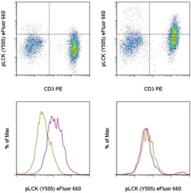 Phospho-LCK (Tyr505) Monoclonal Antibody (SRRCHA), eFluor 660, eBioscience