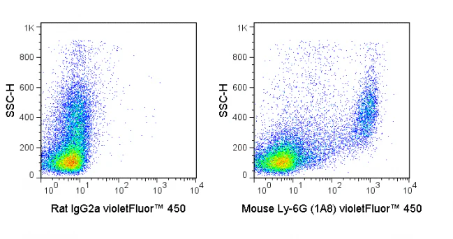 violetFluor™ 450 Anti-Mouse Ly-6G (1A8)